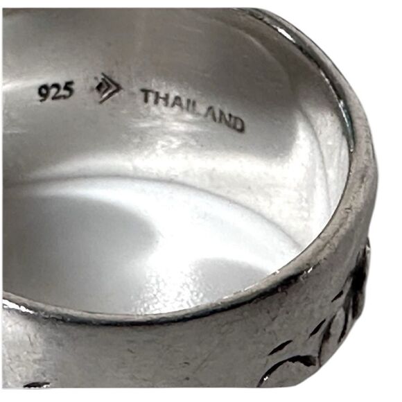 SILPADA R2753 Retired 925 Sterling Silver Poseidon Scroll Ring Size 7 - Picture 5 of 5